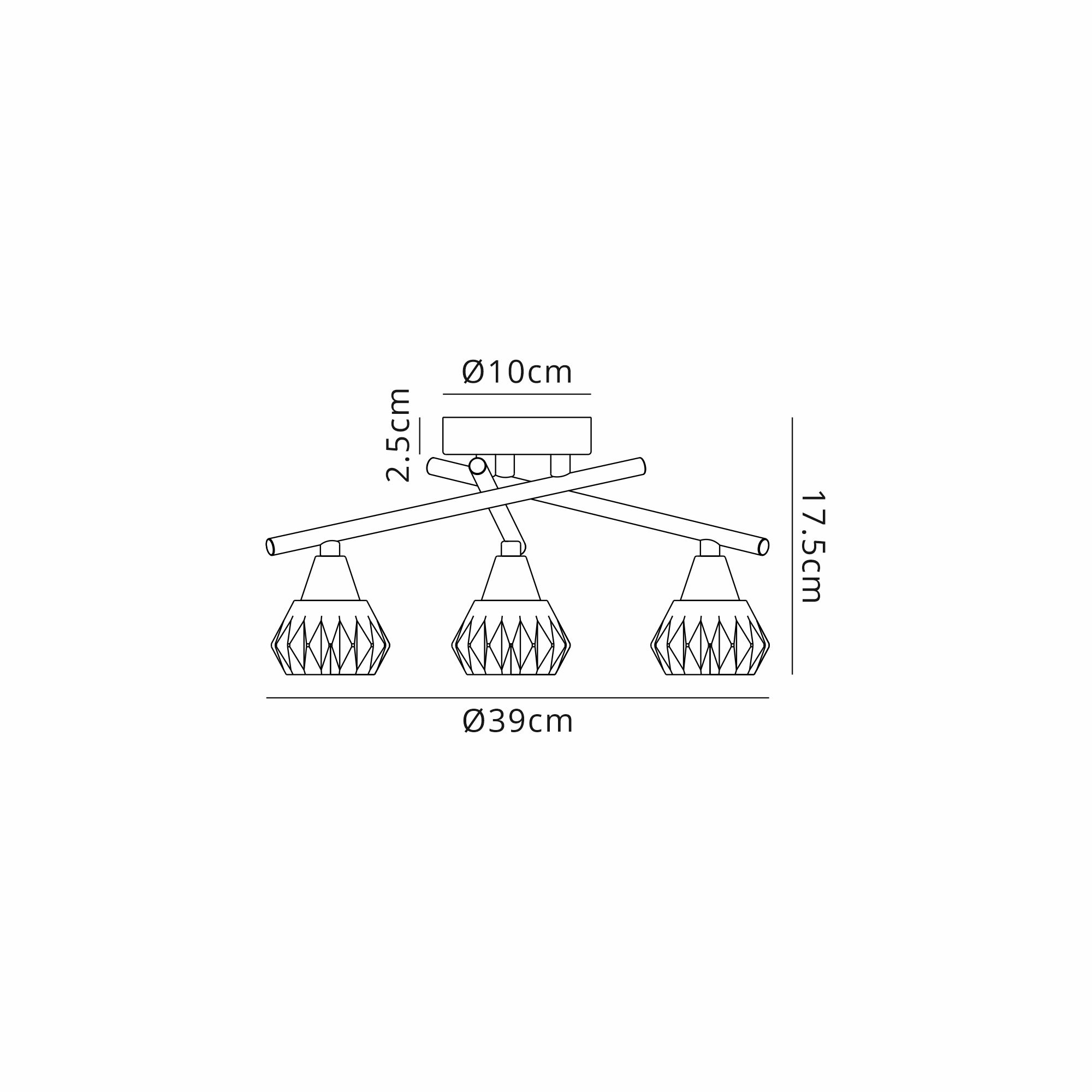 Ardice Ceiling Lights Deco Flush Fittings
